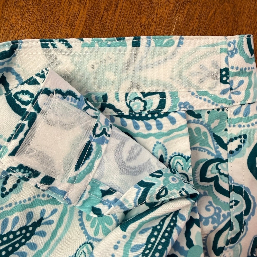 RipSkirt Floral Hawaii Wrap Skirt Medium- Lenght 2 Seaglass Florals Paisley - Picture 14 of 15